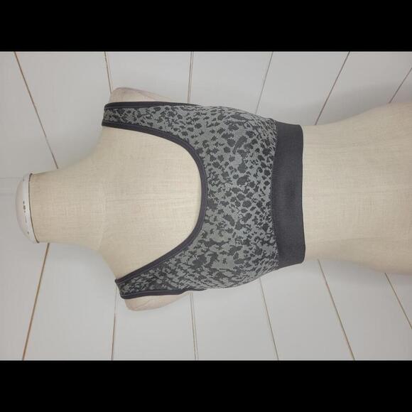 Aerie large light & dark grey print sports bra - Picture 1 of 2